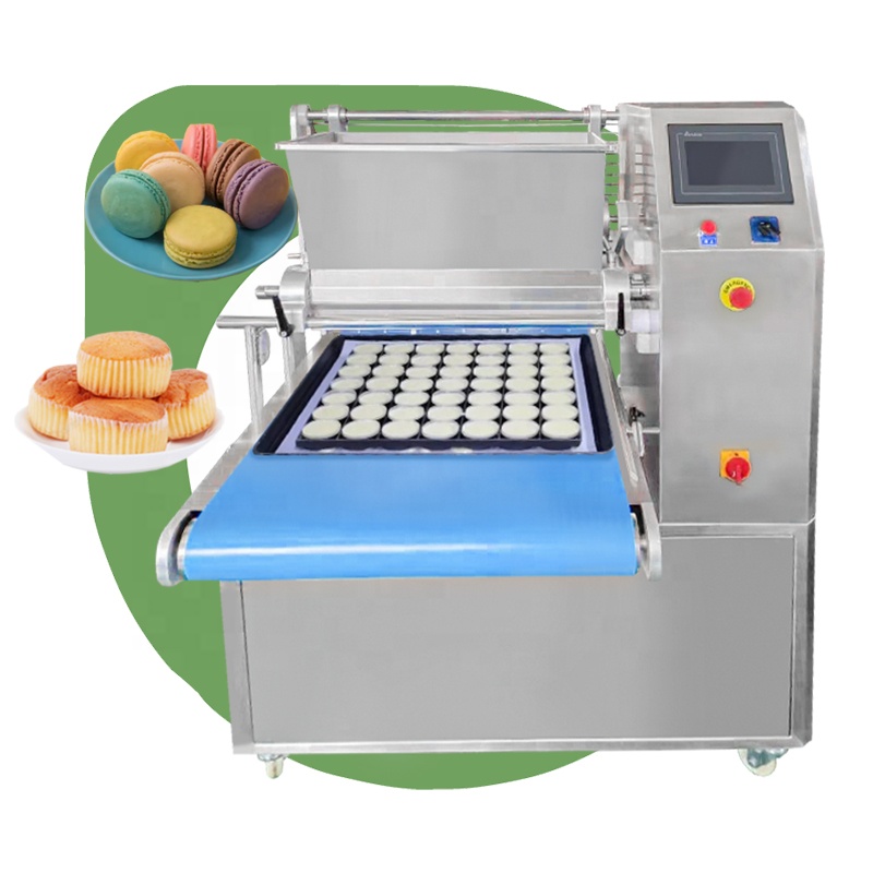 Commerciële Volautomatische Kleine Cupcake Fill Maker Macaron Cookie Depositor Cup Cake Make Machine Voor Macaron