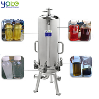 Élément filtrant à membrane plissée microporeuse de haute précision pour filtration de liquides industriels SS304 316, boîtier pour cartouches 10/20/30/40 pouces