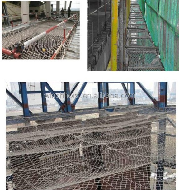 MS-0086 5cm hole white fall golf and stair safety netting net
