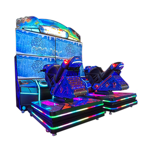 Hot-selling Large-scale Arcade Mall Two-player Super Snow Racing Simulation Game <b>Machine</b> Coin-operated Arcade Game <b>Machine</b> - Product Image 1