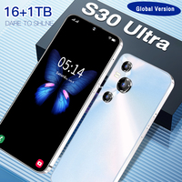 Smartphone S30 Ultra 5G débloqué neuf, 16 Go de RAM, 1 To de ROM, écran AMOLED 144 Hz, appareil photo 108 MP, Android 15, double SIM, téléphone mobile pour jeux