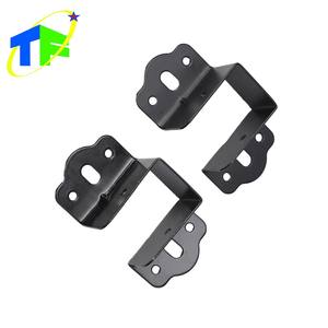 Soporte de riel de conectores a presión chapados en zinc <span class=keywords><strong>amarillo</strong></span> para muebles de cama de madera - Product Image 6