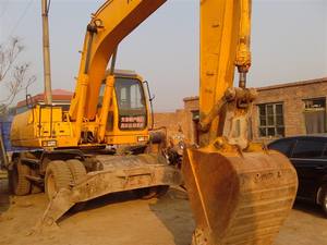 Pelle sur pneus Hyundai 210W-5 à haut rendement Original Japon Multifonctionnel Bon état Utilisé Hyundai 60w 120w 210w 150 Vente - Product Image 6