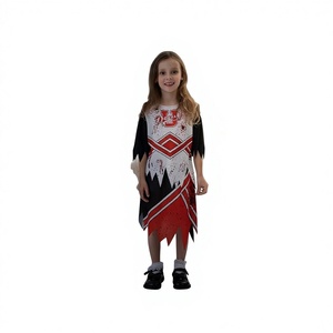 Disfraz de Halloween de <span class=keywords><strong>Animadora</strong></span> Zombi para Niñas, Inspirado en Películas de Terror, Traje de Fiesta con Manchas de Sangre - Product Image 3