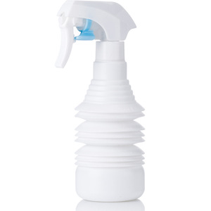 Telescopic <b>Spray</b> Bottle 200ml Retractable Foldable For Hair <b>Styling</b> Black And White - Product Image 3