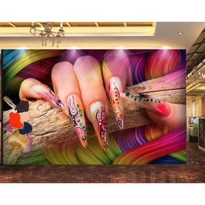 <span class=keywords><strong>Papier</strong></span> <span class=keywords><strong>Peint</strong></span> Mural Adhésif 3D <span class=keywords><strong>Salon</strong></span> de Nail Art Studio de Manucure Décoration Murale - Product Image 3