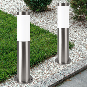 Abat-jour en acier inoxydable ip44 pc colme e27 lampe de pelouse de chemin extérieur éclairage pour jardin extérieur - Product Image 1