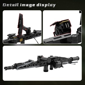 Funbuild khối xây dựng sáng tạo người ngoài hành tinh M56 smartgun mô hình gạch tự làm khối xây dựng đồ chơi trẻ em Quà tặng - Product Image 2