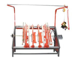 Manufacturer hot selling Pneumatic Pallet Nialing Table America Wood Pallet Nailing Machine by one man operate