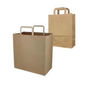 Bolsas de Papel Ecológicas para Frutas y Verduras con Asas, Reciclables, Hechas en Vietnam, Venta al Por Mayor, Entrega Rápida - Product Image 3