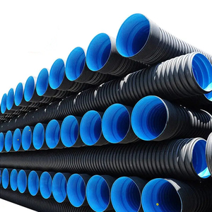 Vành đai thép gia cố PE Ống sóng cho ăn mòn hoặc không ăn mòn trọng lực trung bình tự vận chuyển dòng chảy. - Product Image 3