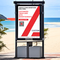 Panneaux publicitaires et enseignes de rue commerciaux sur pied, personnalisés pour l'extérieur, en gros.