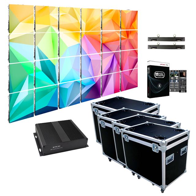 Indoor Led Video Wall Display Commercial Advertising 4K Full Color P1.86 P2.5 Wall Mount Slim Front Access Screen Panel