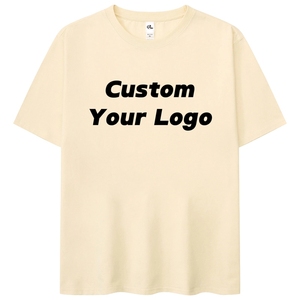 2024 yaz yüksek kalite özel Logo boy gömlek boy gömlek çift ağır Premium pamuk T <span class=keywords><strong>Shirt</strong></span> erkekler için - Product Image 4