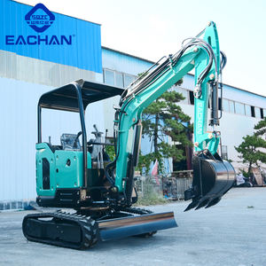 Mini-excavatrice compacte EACHAN de marque chinoise, 2,5 tonnes, pour travaux agricoles, excavatrice hydraulique diesel à queue zéro, petite excavatrice - Product Image 2