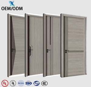 Puerta de Madera Sólida de Estilo Moderno y Minimalista, Puerta Interior de Madera para Dormitorios y Apartamentos, <span class=keywords><strong>en</strong></span> Oferta - Product Image 1