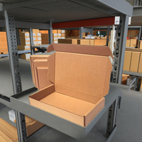 Cajas de Cartón Corrugado Marrón Personalizadas, Laminación Mate, Forro de Esponja, Embalaje Moderno y de Lujo para Protección de Productos, Reciclable