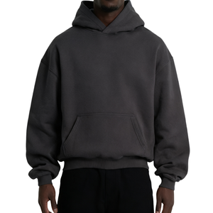 Sweat à capuche unisexe surdimensionné en coton French Terry de haute qualité 400 g/m², imprimé, pour streetwear hip-hop TKAN568 - Product Image 1