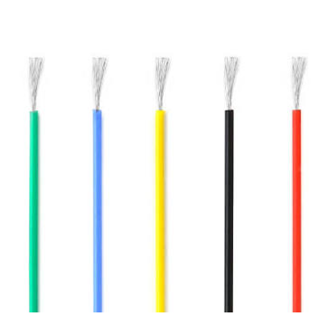 22 AWG Flexible Stranded Silicone Rubber Wire 600V RC Cable 60/0.08 OD 1.7mm Tinned Copper