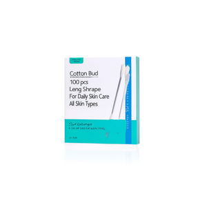 Coton-tiges 100 pièces, forme longue, pour les soins quotidiens de la peau, tous types de peau - Product Image 2