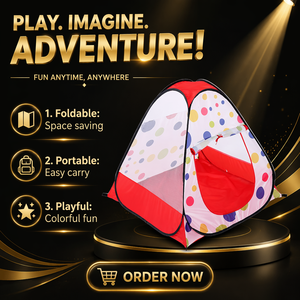 Tenda da Gioco Pieghevole in Rete per Bambini, Casetta Pop-up per Giochi al Chiuso e all'Aperto - Product Image 5