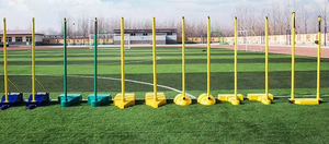 Poteau de <span class=keywords><strong>volley</strong></span>-ball mobile extérieur Portable poteau de Badminton fonctionnel poteau de <span class=keywords><strong>volley</strong></span>-ball de plage réglable en hauteur - Product Image 3