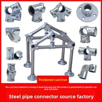 Colliers de serrage en acier poli haute pression pour structures extérieures et auvents 20/25mm
