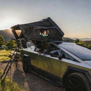 Aluminum Hardshell Roof <b>Top</b> Tent Waterproof Car Rooftop Tent Hard Shell Electric Lift System Capacity 4 People Camping Roof Tent - Product Image 5