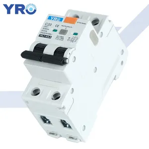 230V 400V ac 단상 3 상 63a 전기 누설 회로 차단기 RCBO 잔류 전류 차단기 과부하