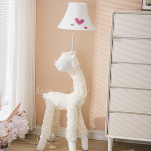 Dễ thương phim hoạt hình con hươu cao cổ Bambi sư tử Đèn sàn thứ ba bánh biến bầu không khí ấm áp siêu mềm sang trọng PP bông điền cho phòng ngủ - Product Image 2