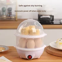 Cuiseur à œufs multifonctionnel en acier inoxydable pour petit-déjeuner, appareil de cuisine anti-brûlure à sec, cadeau