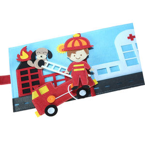 <span class=keywords><strong>Livre</strong></span> d'activités éducatives en feutre Montessori pour enfants - Apprentissage et jeu, couleur et taille personnalisées, âges 1-6 ans - Product Image 3