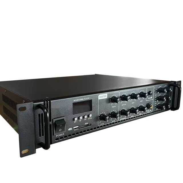 High Quality Amplifier T Series Supports Bluetooth USB Input 6 Partition Volume Can Be Adjusted Separately
