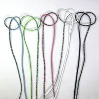Nouveau Design Core Strass Bandes Cristal Corde Cristal Strass Tube Corde Strass Corde Pour Sandale DIY Chaussures Accessoires