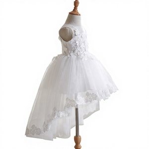 Robe de cérémonie princesse sans manches <span class=keywords><strong>à</strong></span> col rond en polyester pour filles, robe de bal longue, robe de demoiselle d'honneur pour mariage et récital de <span class=keywords><strong>piano</strong></span> - Product Image 1