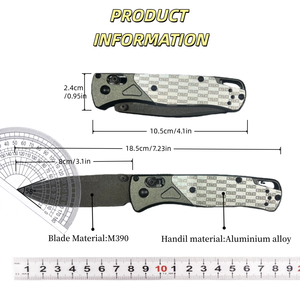 <span class=keywords><strong>Coltello</strong></span> BM535BK con Manico in Alluminio e Lama M390, Disponibile negli Stati Uniti, Consegna lo Stesso Giorno o in Circa 3 Giorni Lavorativi, <span class=keywords><strong>Coltello</strong></span> EDC per Sopravvivenza - Product Image 3
