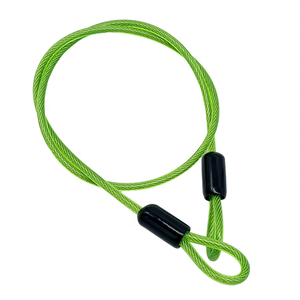 สายล็อคกระเป๋าเดินทางแบบห่วงคู่เคลือบสแตนเลส 304 พร้อมสายเคเบิลนิรภัย - Product Image 4