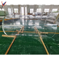 Bestseller Leyu Factory Custom ized Größe Acryl zylinder Aquarium für zu Hause