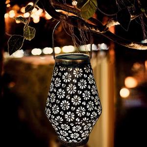 Lampe solaire LED étanche pour extérieur, jardin, lumière solaire de Noël pour balcon, villa, cour, lanterne suspendue, décoration - Product Image 2