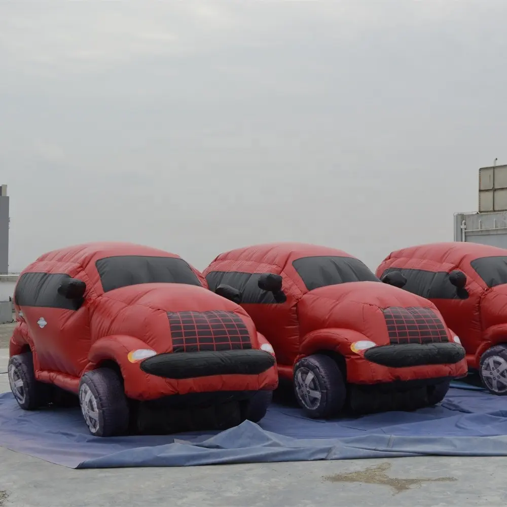 Rosso auto gonfiabile per la vendita di alta qualità IN PVC gigante pubblicità modello di auto palloncino