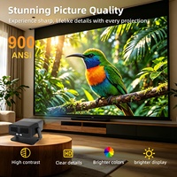 Proyektor Video Game Smart TV Native 1080P Home Theater Cinema 900ANSI High Lumens Movie Beamer 4K La-ser Android