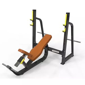 Banco de Gimnasio Comercial de Acero, Máquina de Ejercicios, Banco <span class=keywords><strong>Inclinado</strong></span> para <span class=keywords><strong>Press</strong></span> de Pecho y Banco Declinado para Entrenamiento de Brazos, Piernas y Espalda, Características de Seguridad - Product Image 2
