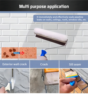 طلاء مقاوم للماء مضاد للماء من المطاط السائل لتسرب السقف الشفاف للترازوس والخرسانة - Product Image 2
