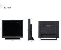 Moniteur de téléprompteur 12 "15" 17 "19" 22 "24" avec entrées HD VGA et BNC composites