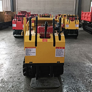 Venta directa de fábrica, cargador de oruga pequeño de 1 tonelada, camión volquete de alto ángulo, vehículo de transporte, <span class=keywords><strong>Mini</strong></span> volquete hidráulico sobre orugas - Product Image 2