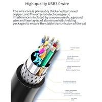 Kabel USB 3.0 90 derajat aktif USB jantan ke B jantan kabel USB tembaga murni ke Port jantan tipe B untuk pemindai printer