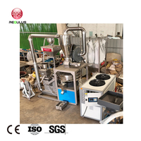 Machine de recyclage de plastique pour flocons de HDPE et PMMA, granulés semi-plastifiés, broyeur à disques pour la recyclage des déchets plastiques