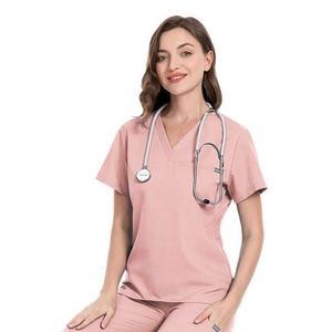 Conjunto de Uniformes Médicos Personalizados de Gran Tamaño, Antiarrugas, Elásticos, para Hospital, Unisex, OEM, ODM, para Enfermería - Product Image 2