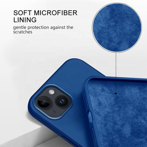 เคสโทรศัพท์ซิลิโคนเหลวกันกระแทกสุดหรูสำหรับ <span class=keywords><strong>iPhone</strong></span> <span class=keywords><strong>13</strong></span> 12 14 15 16 <span class=keywords><strong>PRO</strong></span> MAX สำหรับ <span class=keywords><strong>iPhone</strong></span> 16 PLUS - Product Image 2