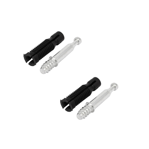 Conector Oculto para Muebles OEM, Conector <span class=keywords><strong>Invisible</strong></span> 2 en 1, Tornillo de Máquina M6, Funda de Plástico para Armario - Product Image 2